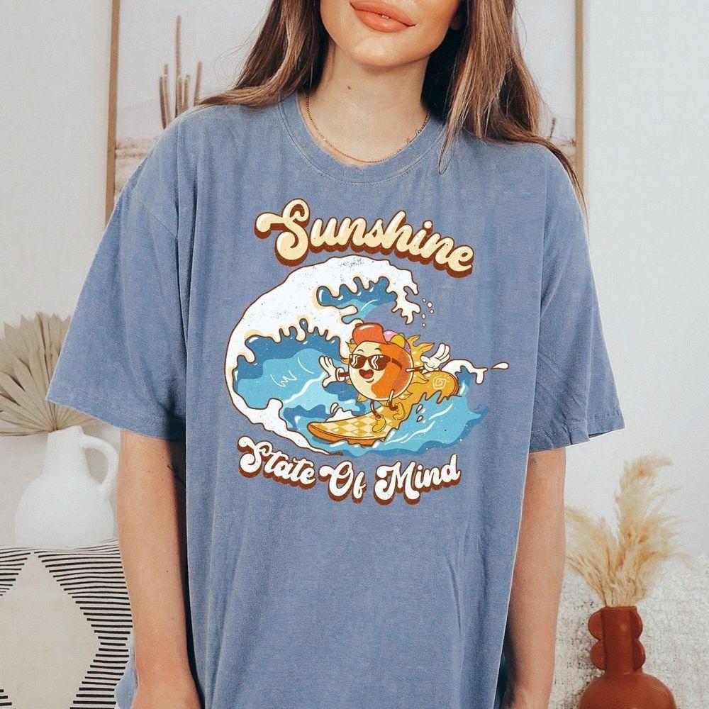 Sunshine State Of Mind Palm Trees Beach Vuitino Apparel